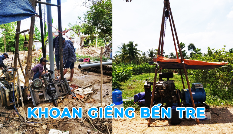 Khoan giếng nước sạch bến tre