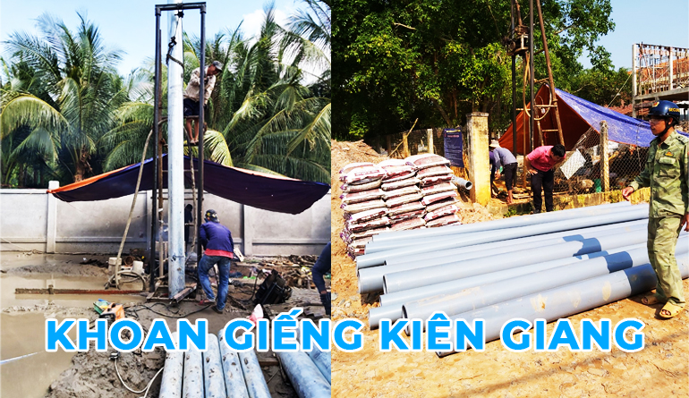 Khoan giếng nước sạch kiên giang