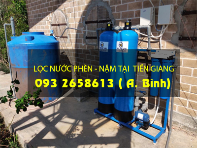 LỌC NƯỚC PHÈN, MẶN TẠI TIỀN GIANG